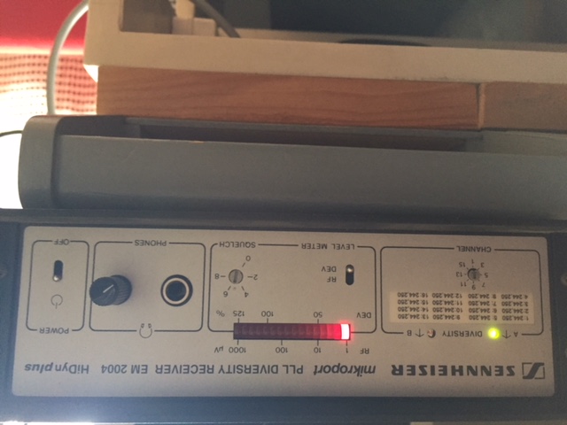 Photo : Sennheiser Micro HF SKM 5000 + EM 2004