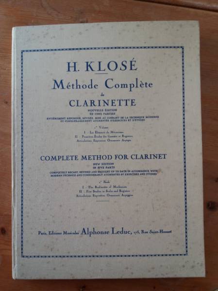 Photo : Clarinette     Methode Complete Livre