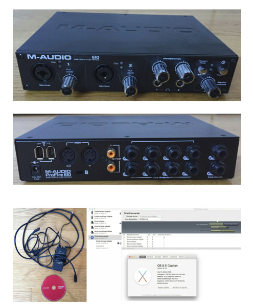 Photo : M   Audio     ProFire 610 6 entrees 10 sorties