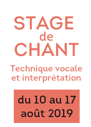 Photo : Stage de chant Dominique Moaty 10 au 17 aout