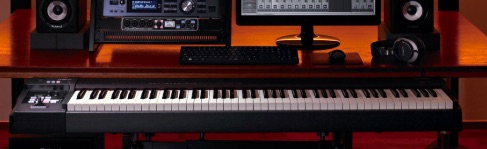Photo : Roland   A   88  88 notes touche piano