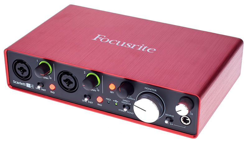 Photo : Focusrite Scarlett 2i4 pour Mac ou Pc