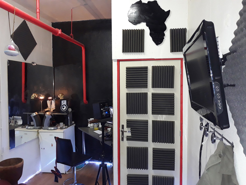 Photo : Studio de musique d enregistrement vocale