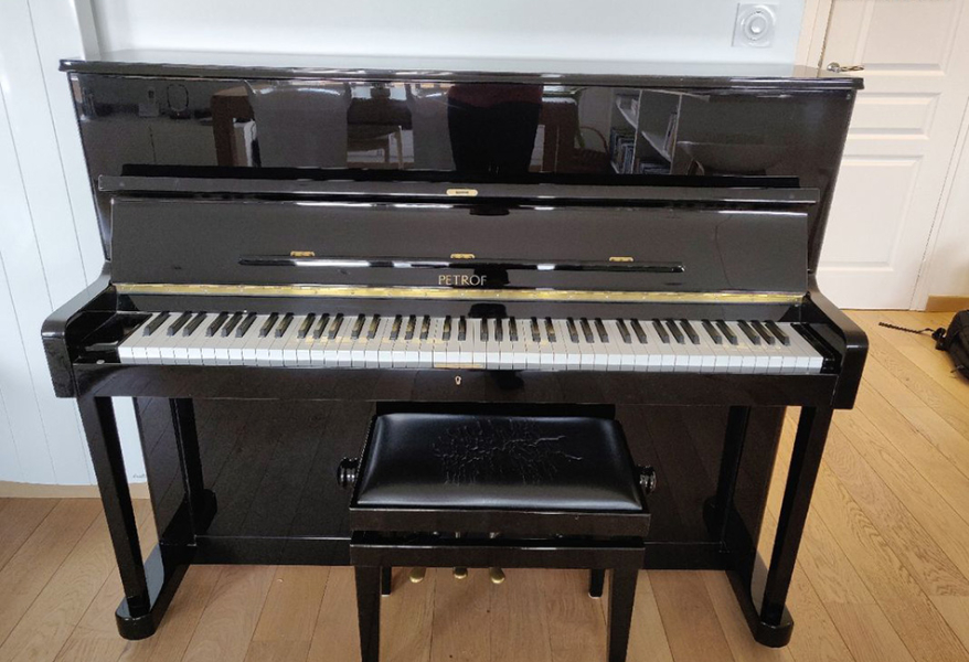 Photo : Piano    droit   Petrof 118  Classique