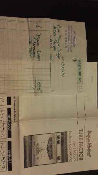 Photo : Hughes & Kettner Tube Factor