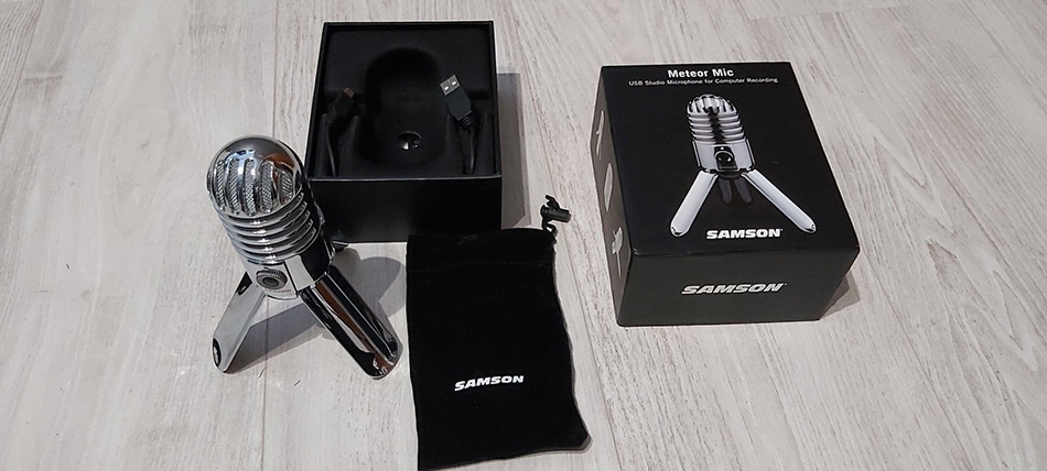 Photo : Samson   Meteor  Mic micro USB