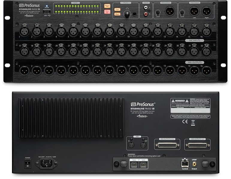 Photo : Presonus Studiolive RM32AI