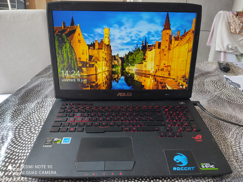 Photo : Asus     Rog     PC Portable puissant