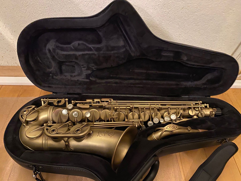 Photo : Saxophone  Alto  Selmer Reference 54 patine