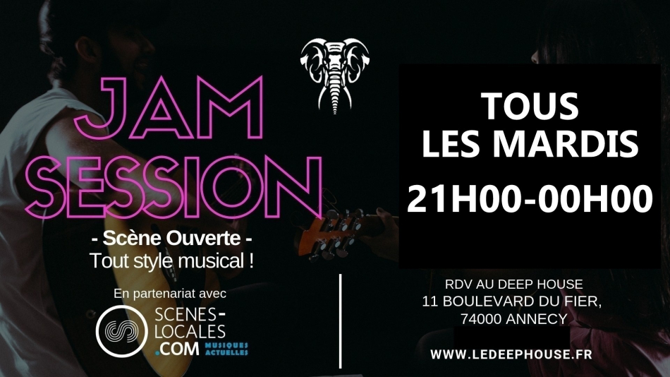 Photo : JAM Session Scene Ouverte au Deep House Annecy