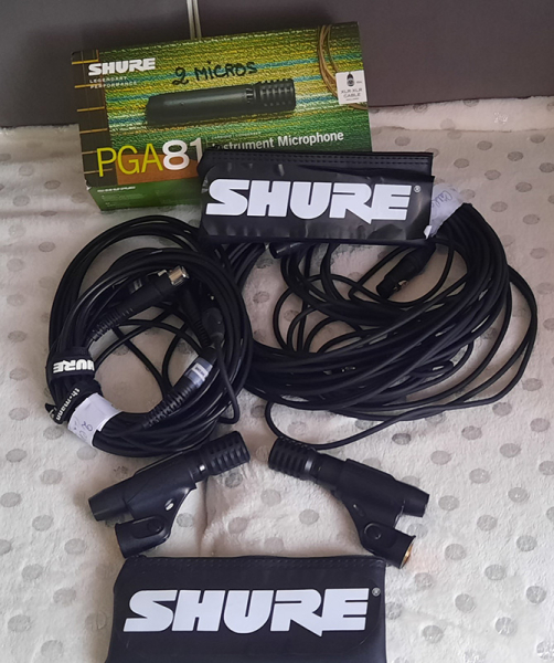 Photo : Shure         PGA81 + Cables