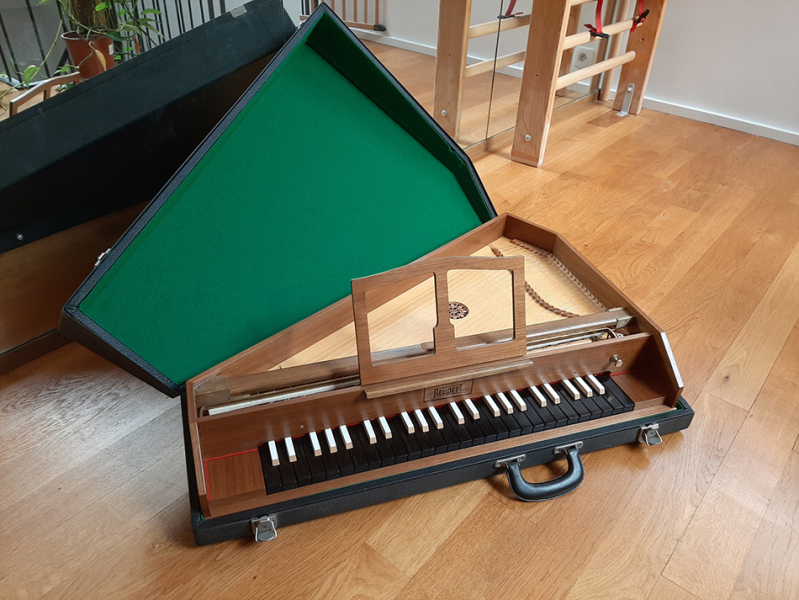 Photo annonce Clavecin         Epinette d etude Neupert