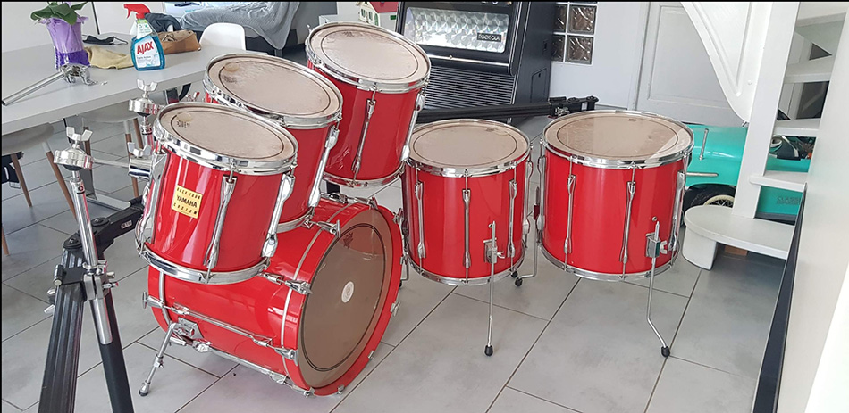 Photo : Batterie Yamaha Rock Tour custom made in Japan