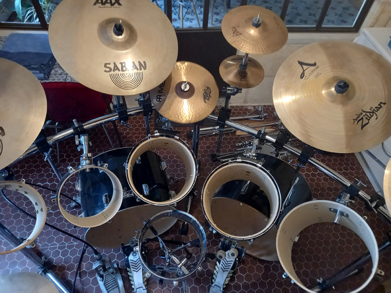 Photo : Batterie Pearl Export 22 10 12 13 14 16