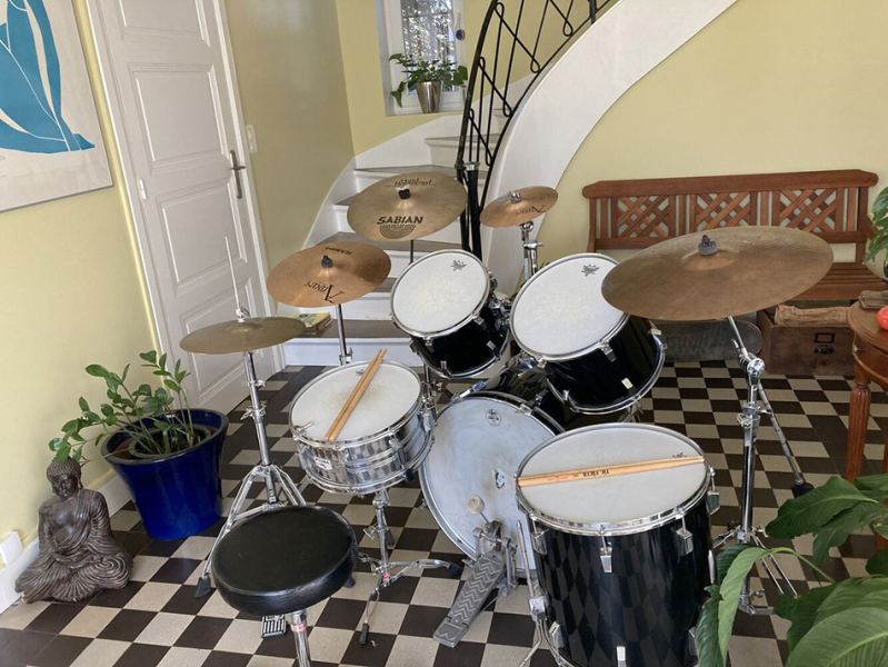 Photo : Batterie   TAMA  ROCKSTAR 5 futs