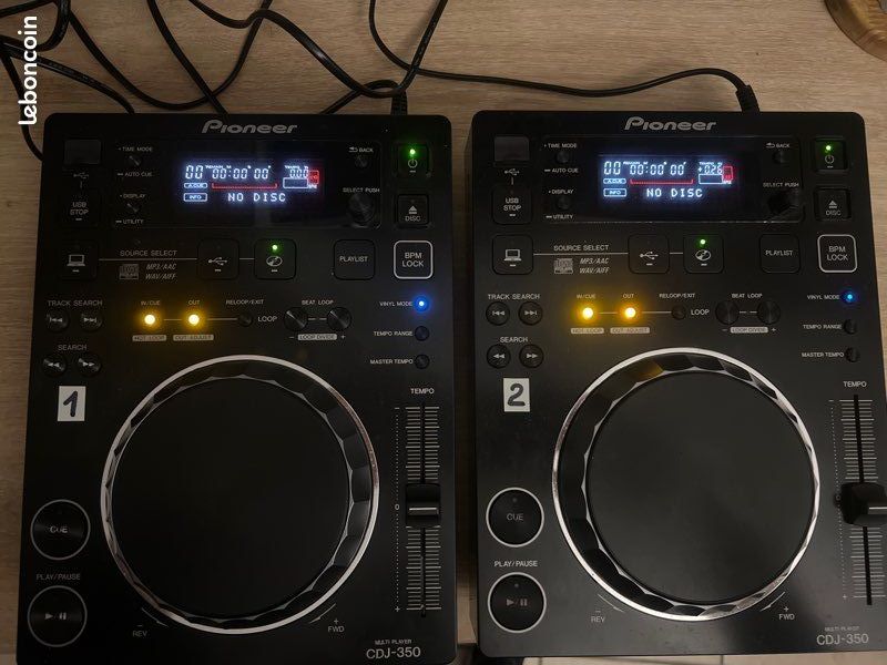 Photo annonce Pioneer   CDJ   350 la paire