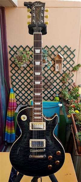 Photo annonce Guitare Les Paul TOKAI love rock STD QUILT LS142Q