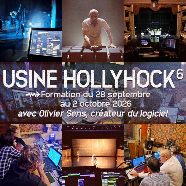 Photo : Formation Usine Hollyhock 6 avec Olivier Sens