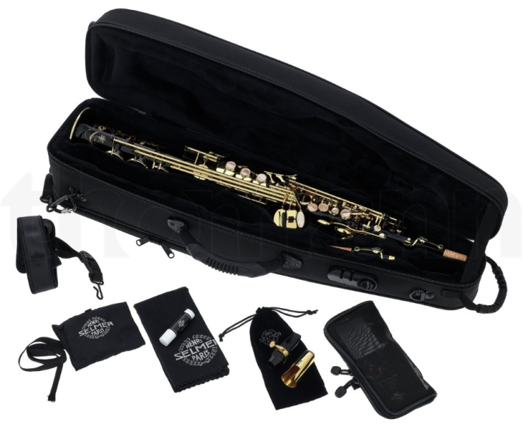 Photo : Saxo   soprano   Selmer Serie III vernis noir