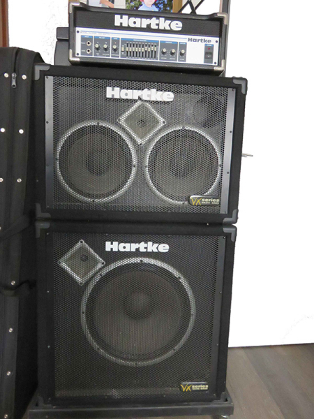 Photo : HARTKE         HA3500 avec Vx 210 et Vx115